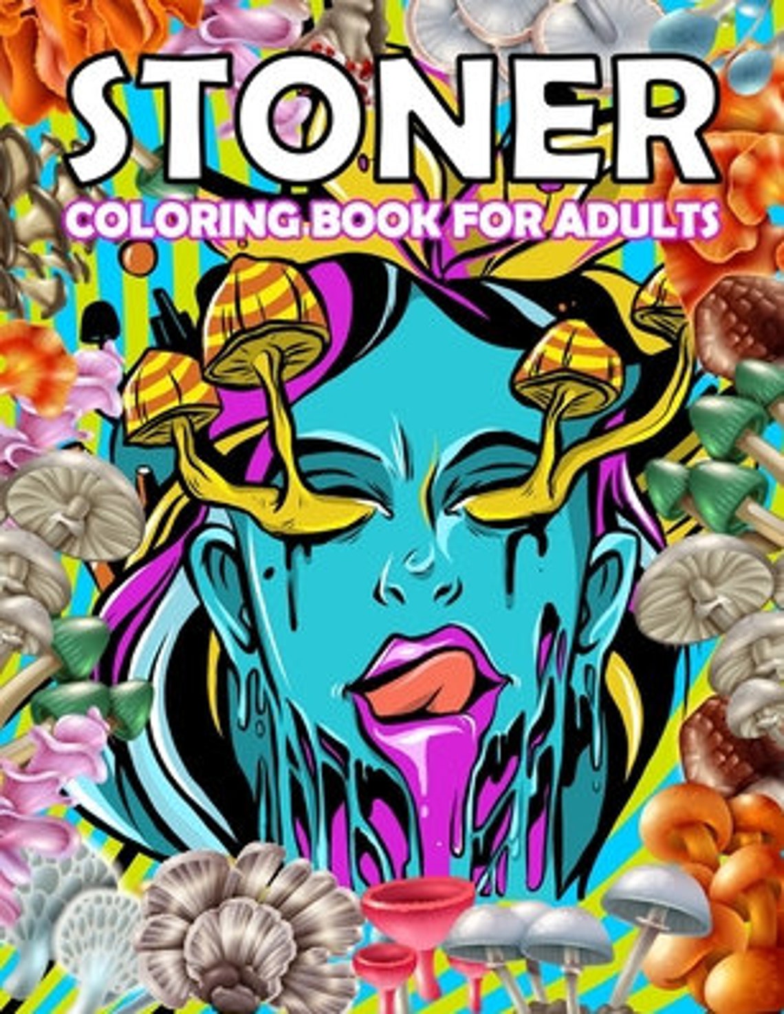 30 Page Funny Coloring Book for Adults and Stoners - Etsy