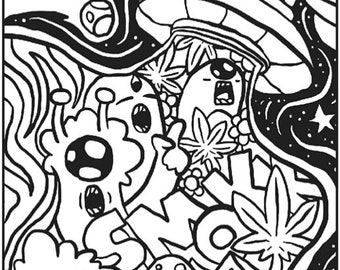  Midnight Stoner Coloring Book For Adults: Stoner High Vibes Coloring  Pages With Psychedelic Illustrations, Stoner's Perfect Gift! Funny Trippy Coloring  Book For Adults: 9798834846475: Vibes Press, Stoner: Books