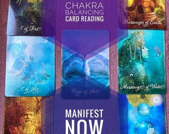 Chakra Balancing Tarot, Oracle Reading for Better Manifesting with Downloadable PDF