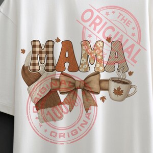 Fall Mama Mini PNG, Autumn Mama Pumpkin Shirt Design, Fall Coquette Thanksgiving Png, Halloween Pumpkin Sublimation