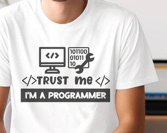 Programmer SVG: Trust Me, Computer Geek Design (Digital Download)