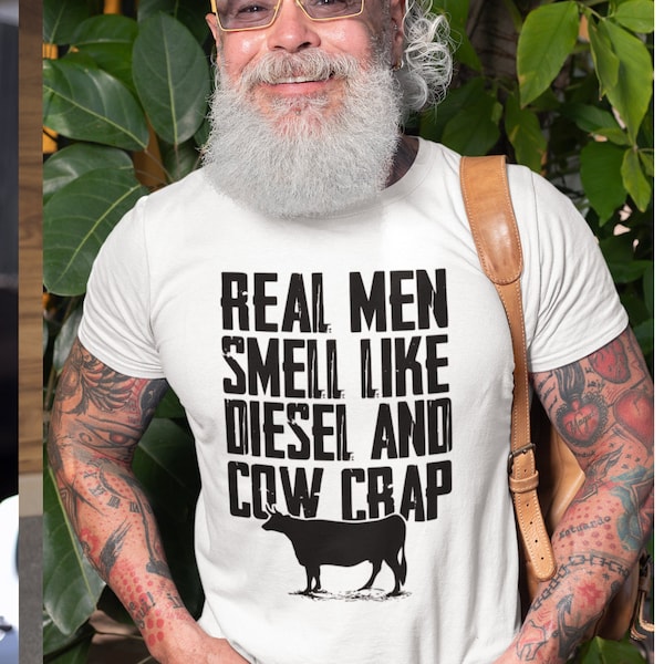 Farm Svg, Dairy Farme svg, Real Men Smell Like Diesel and Cow Crap svg, Farm Svg, Farm Life Svg, Farmer Svg