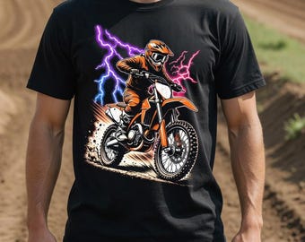 Kids Motocross Bike PNG Dirt Bike Racing Shirt Youth Moto Cross Design digital png
