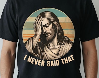 Funny Jesus Meme PNG: Christian Humor Design (Digital Download)