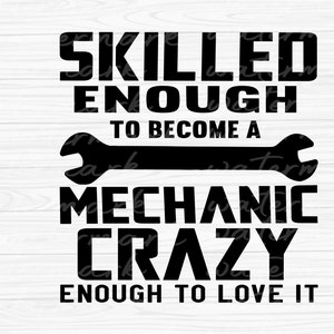 Mechanic Dad SVG: Father & Son Fixing Partner (Digital Download)
