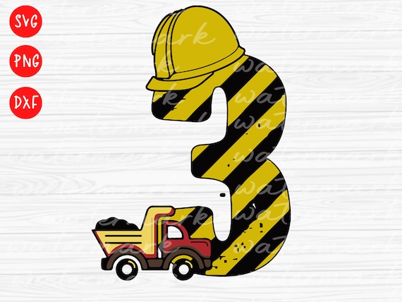 Kids 3rd Birthday Digger T-Shirt I 3 Years Builder Excavator Gift Kids 3rd Birthday Digger T-Shirt I 3 Years Builder Excavator Gift