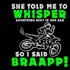 Funny Motocross SVG: 2 Stroke Dirt Bike Design (Digital Download)
