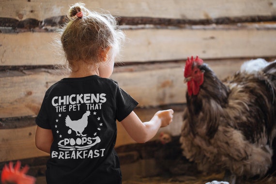 Funny Chickens Pet Poop Breakfast Backyard Farmer T-Shirt Funny Chickens Pet Poop Breakfast Backyard Farmer T-Shirt