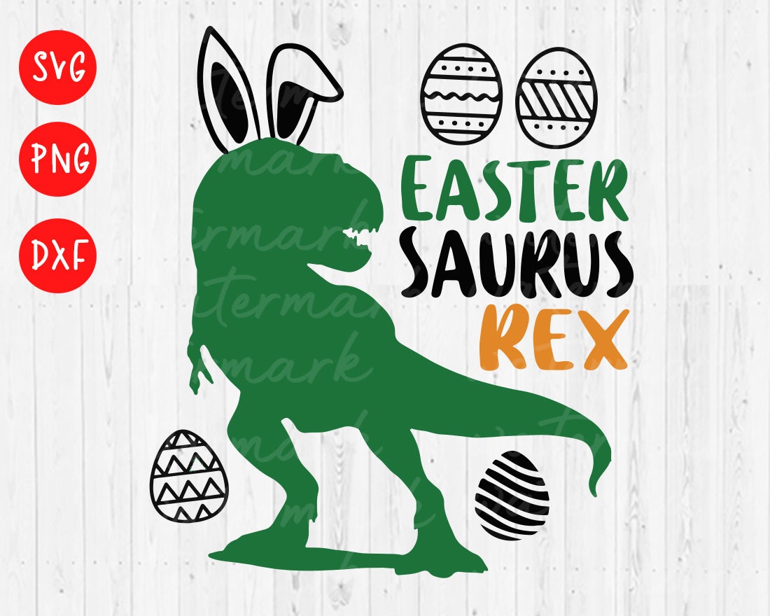 Download Easter Saurus Rex Svg Easter Dinosaur Svg Happy Easter | Etsy