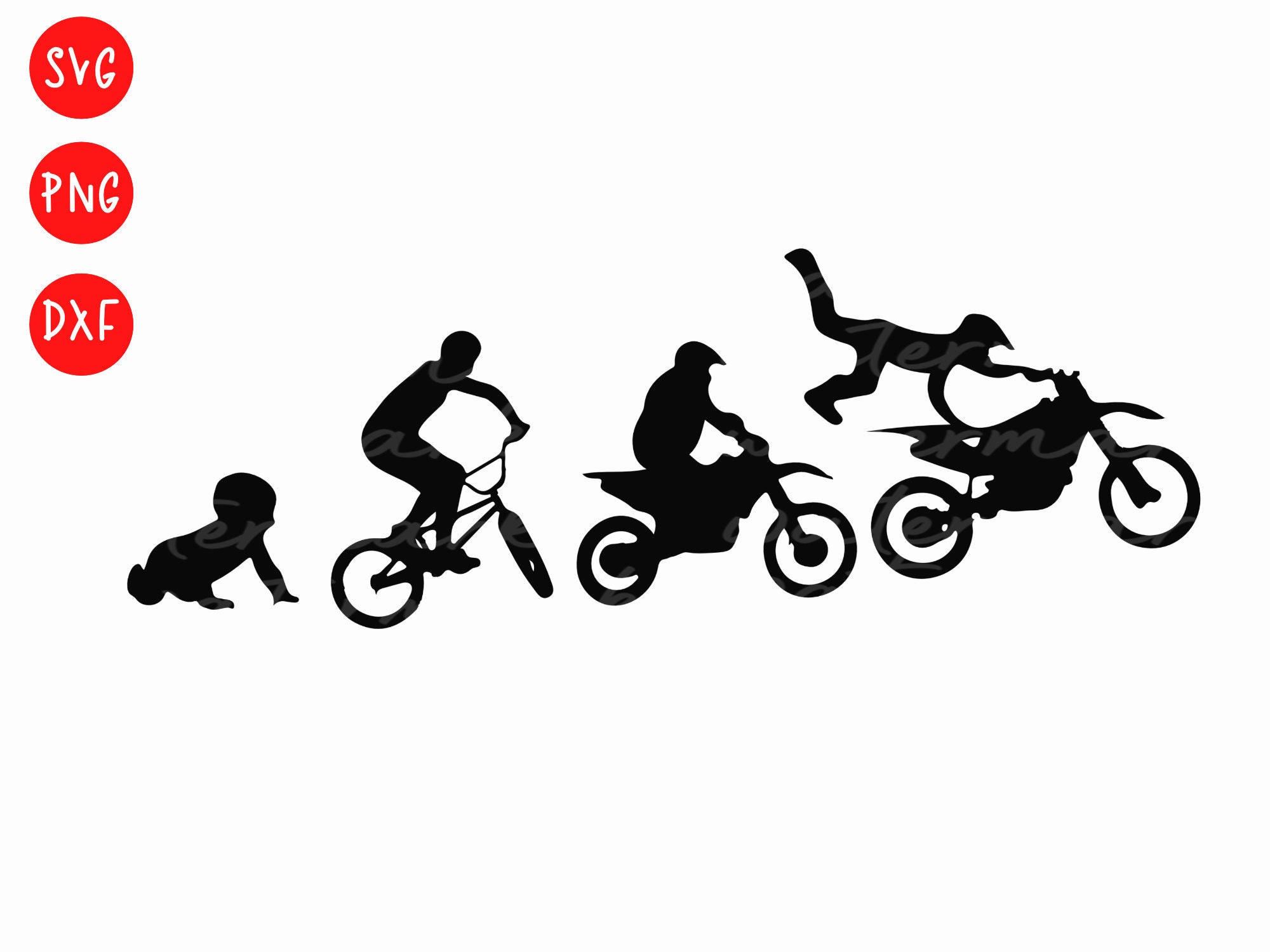 Dirt Bikes Bicycle Evolution Dirt Bike Evolution Motocross Riders