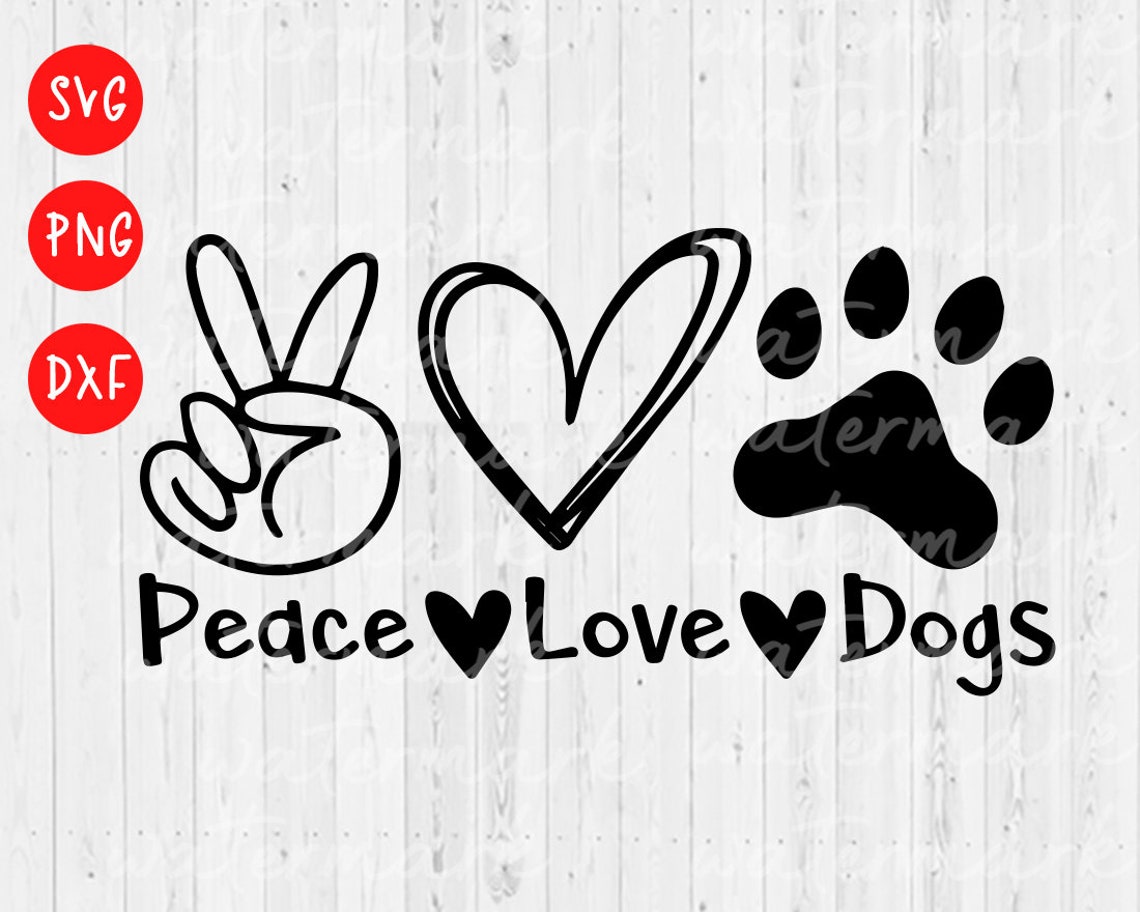 Free Free 83 Peace Love Paw Svg SVG PNG EPS DXF File