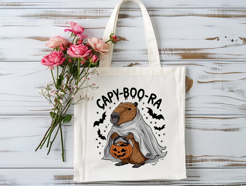Capybara Halloween Ghost Png, Cute Capybara Sublimation, Spooky ...
