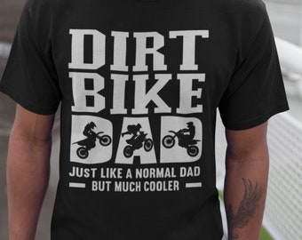 Dirt Bike Dad SVG PNG: Motocross Biker Design (Digital Download)