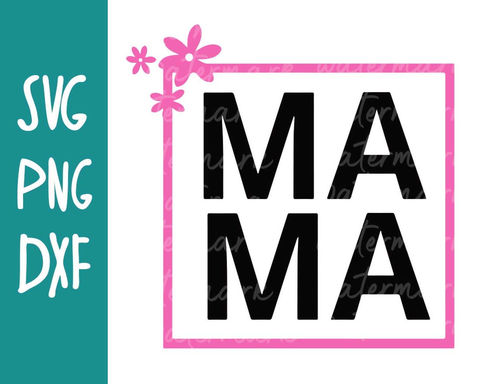 Mama SVG PNG DXF Mama Square Svg Mom Life Svg New Mom Svg Cut | Etsy