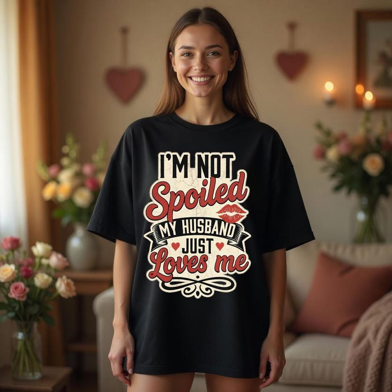 Sarcastic marriage graphic styled for couples morning coffee mugs and travel tumblers. Married couple visual created for direct-to-garment printing on funny wifey tote bags.