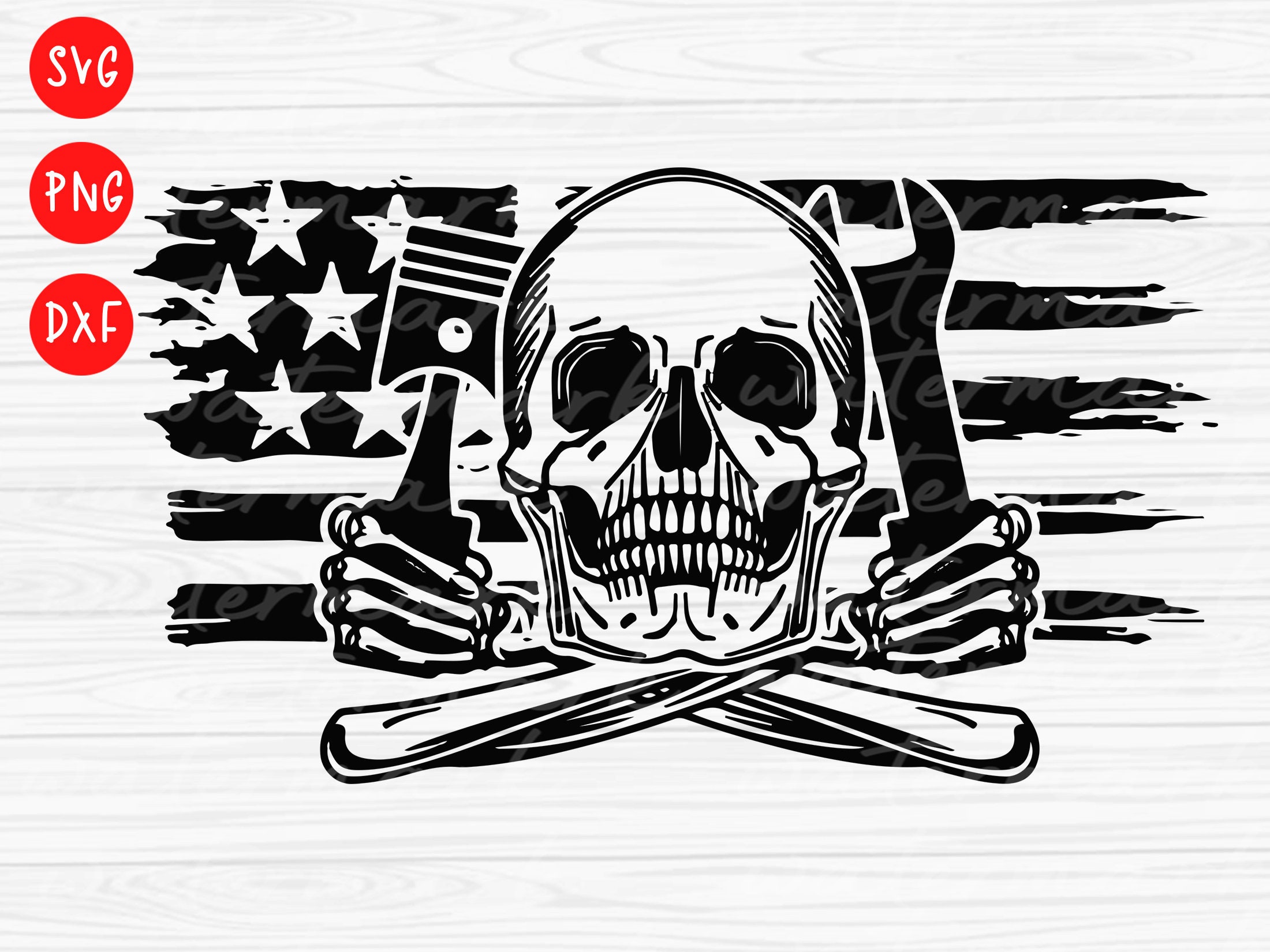 US Skull Mechanic Svg Mechanic Logo Wrenches Svg Mechanic | Etsy