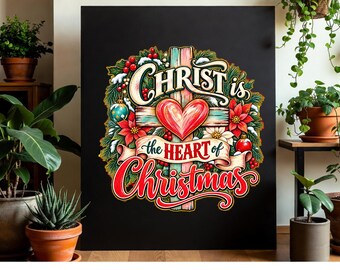 Christian Christmas PNG with Religious Christmas and Jesus Christmas png digital file