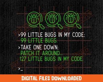 Programmer SVG, Funny Coder PNG, Software Engineer png Digital Download