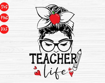 Take Chances Make Mistakes Get Messy Teacherlife png Magic School Bus Teacher Life png Teacher png Sublimation Messy Bun png