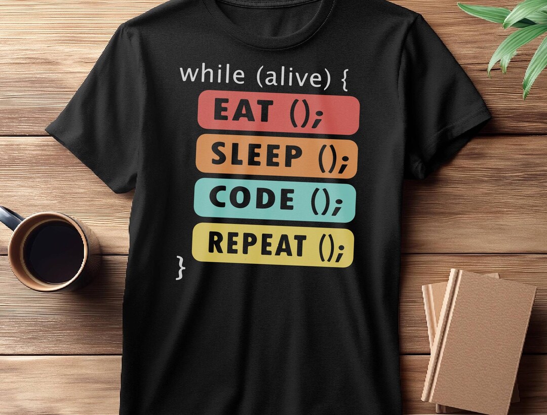 Eat Sleep Code Repeat SVG PNG DXF - Software Developer (digital ...