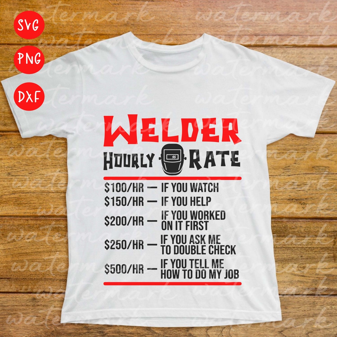 Welder Hourly Rate Funny Welder Svg Ironworker Svg Welder Etsy