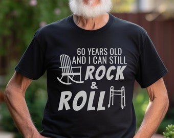 Funny 60th Birthday Rock and Roll Grandpa SVG (Digital Download)