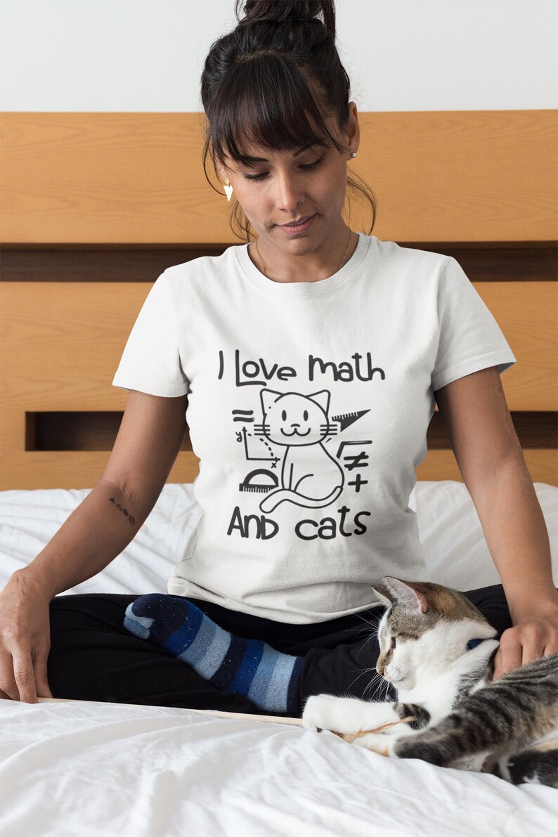 I Love Math and Cats SVG - Teacher Cut File (digital Download) - Etsy