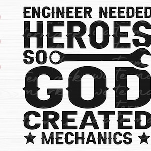 Mechanic Hero SVG: Wrench Design (Digital Download)