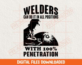 Welder SVG PNG: Metal Fabrication Dad Shirt Design (Digital Download)