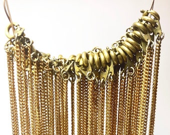 Fine Gold Tone Necklace Chains 16" Length: Vintage Jewelry Supplies (Lot of 34)