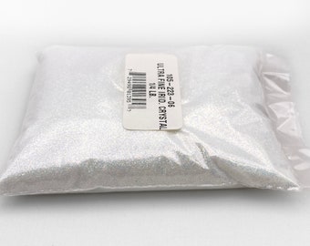 Ultra Fine Glitter, Crystal Iridescent Opal Shimmer: 1/4 lb Bag (4 oz)