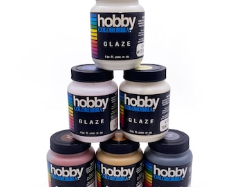4oz Jar Ceramic Glaze, Kiln-Fire, Vintage Hobby Colorobbia: Multiple Colors, Limited Quantities, LOOK!