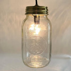 DIY Hanging Farmhouse Lighting Kit: Mason Jar Lid, Candelabra Socket, w/ 15ft Black Cord