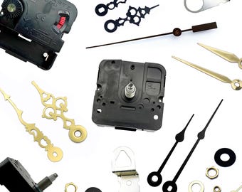 Vervangingsset voor klokonderdelen - Takane quartz uurwerk met uur-, minuut- en secondewijzers
