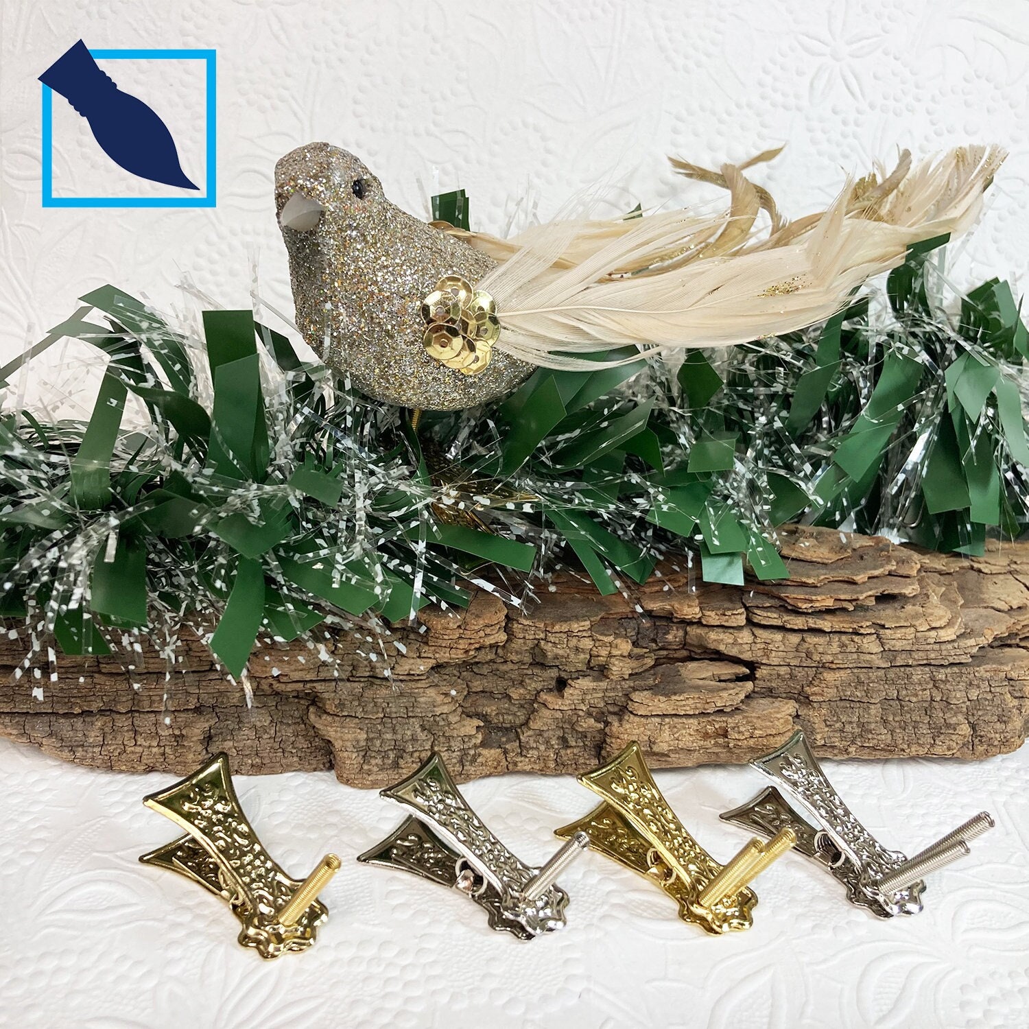Bird Leg Ornament Clip With Two Springs: Ornament Making Supplies (lot ...