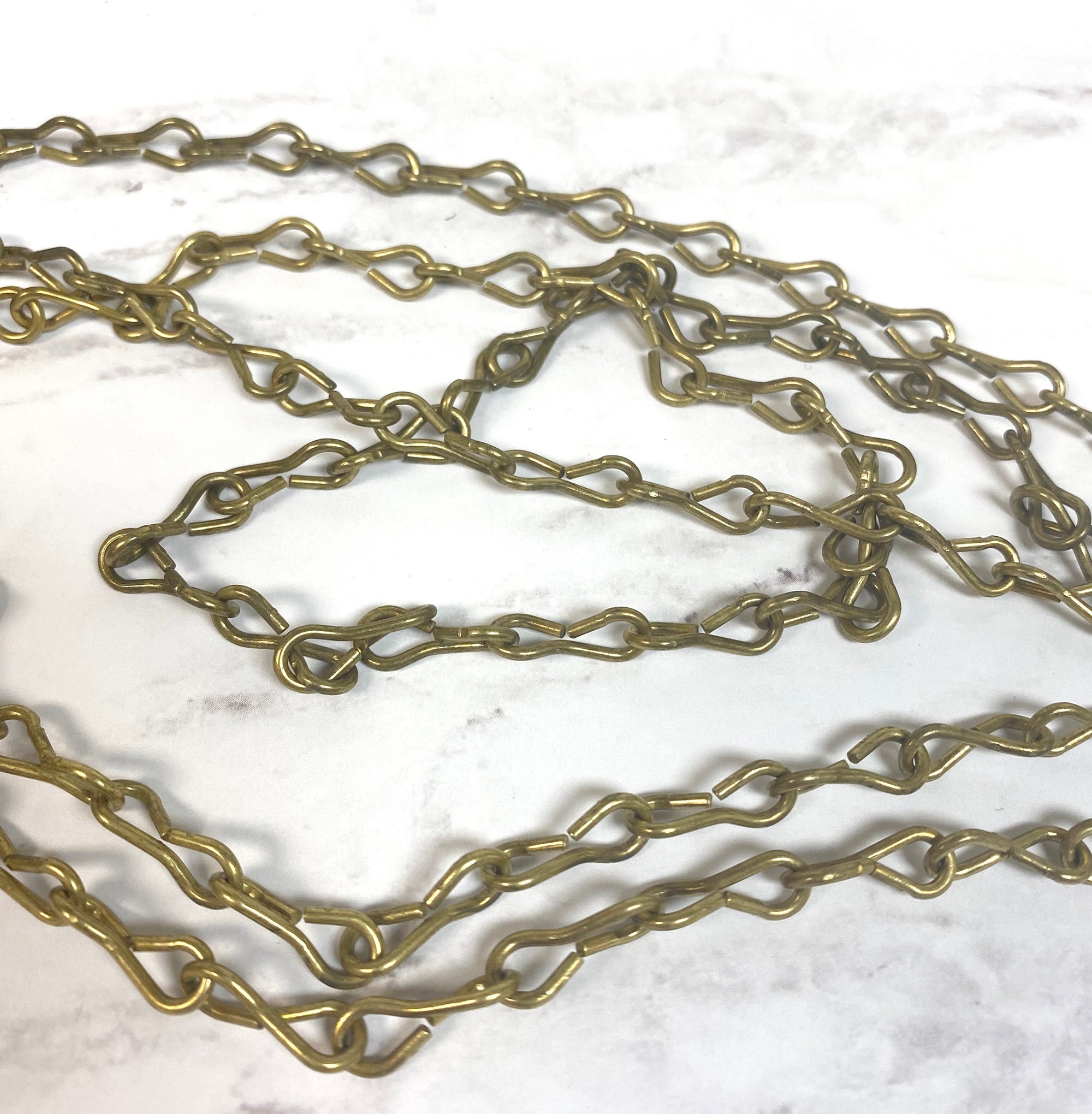 Hexagonal Decorative Link Solid Brass Chandelier Chain