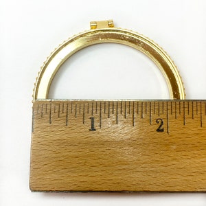 Circular Hinge for Round Boxes 2-1/4 Diameter: Gold Finish Cast Metal Craft Supplies image 6