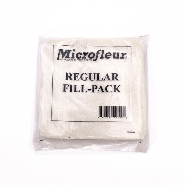 Microfleur 5"x5" Fill-Pack for Microwave Flower Press: Wool Felt Pads & Cotton Liners