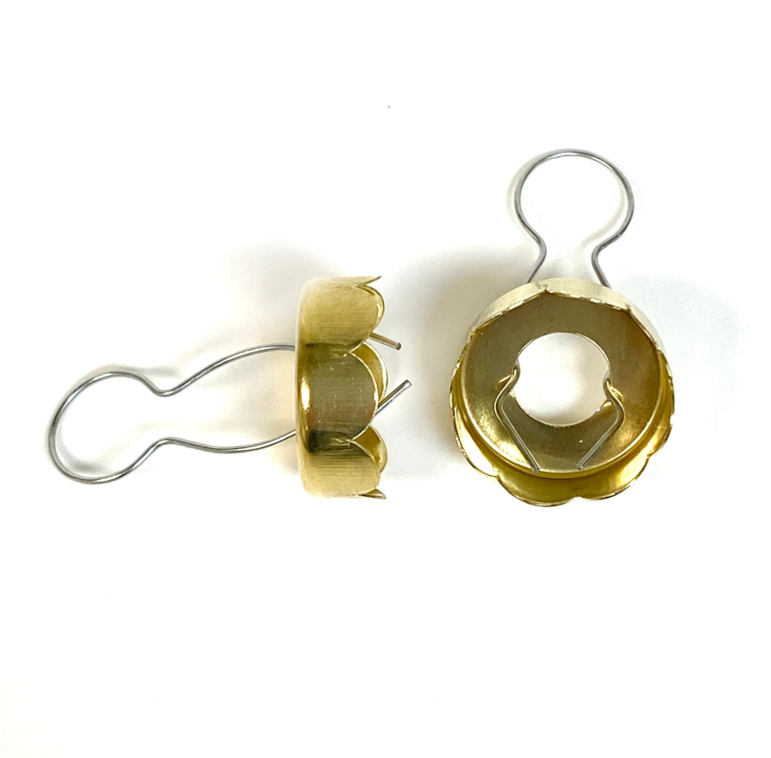 Bright Gold Ornament Caps 5/8 Diameter Traditional Etsy