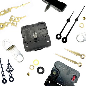 Clock Parts Replacement Kit - Takane Quartz Movement with Hour & Minute Hands