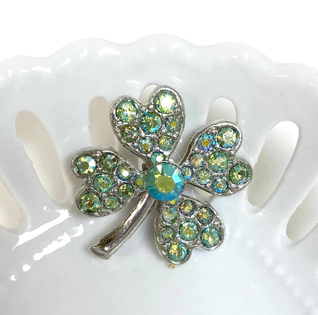 Spilla A Quadrifoglio Con Strass - Verde, 3 Pezzi, Per Donne E Ragazze - Foto 6