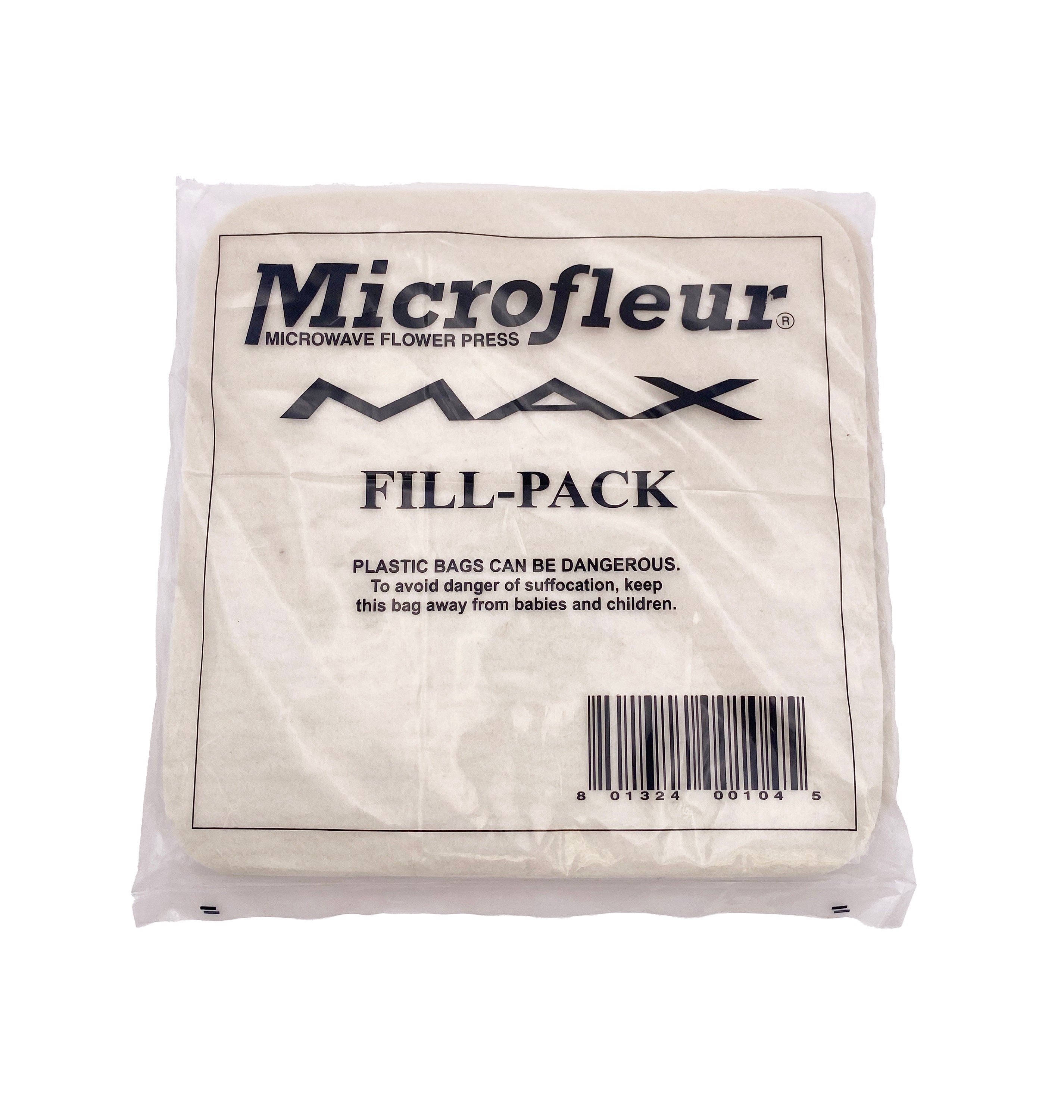 Microfleur Max 9x9 Fill-pack for Microwave Flower Press: Wool Felt Pads &  Cotton Liners 