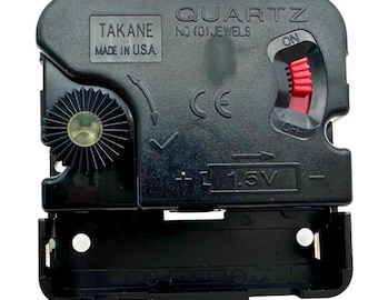 Battery Operated Takane Quartz Clock Movement Replacement Alhudapk