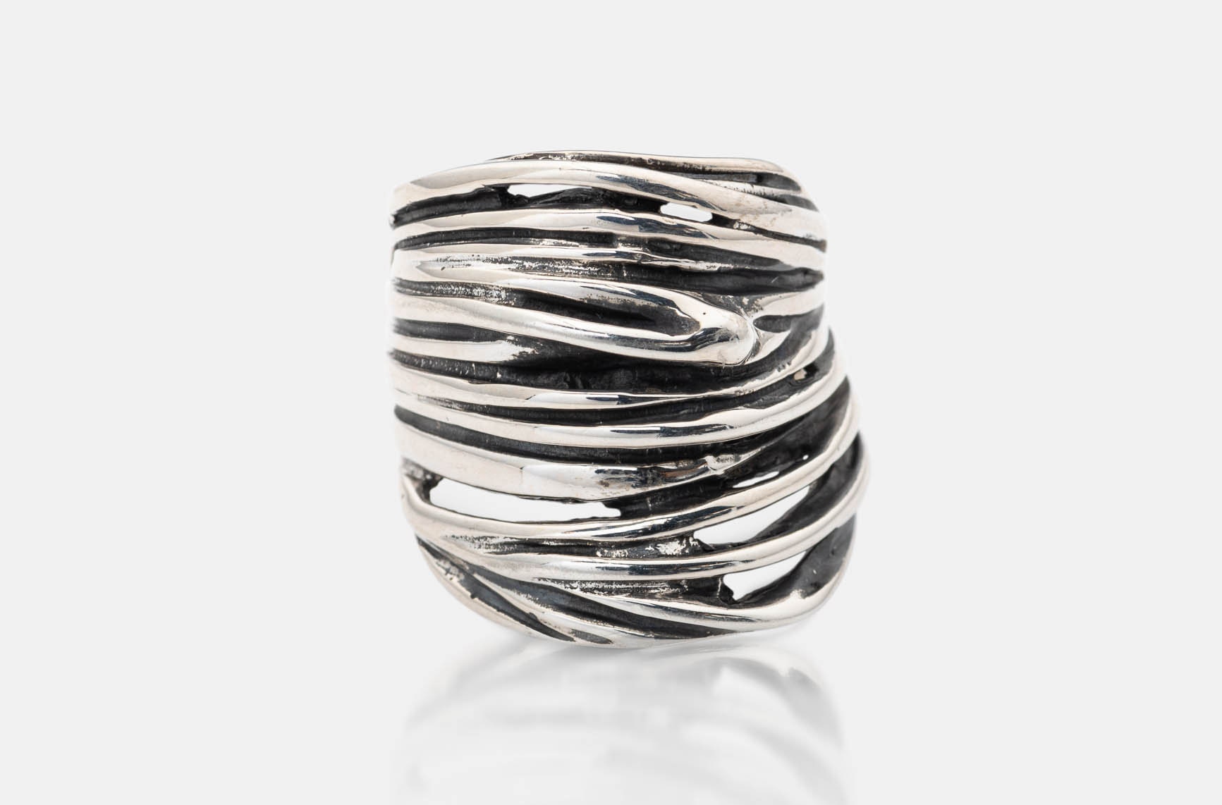 Stringy Ring Original Sterling Silver String Ring - Etsy
