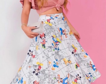 Disney Epcot inspired skirt