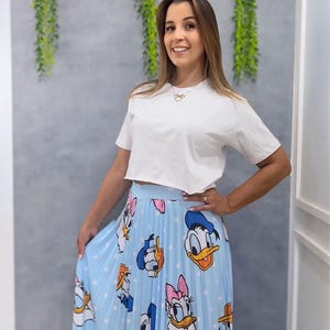Gonna ispirata alla Disney Paperino e Paperina