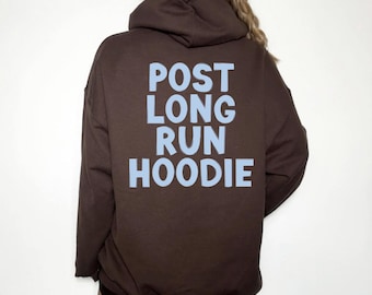 Running Hoodie, Long Run Hoodie, Marathoner Gift, Marathon Hoodie. Gift for Runner, Ultra Marathon Runner, Marathon Run, Half Marathon Shirt