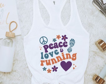 RUNNING Tank for Women Running Shirt for Marathon Running Tank for Women's Running Shirt Half Marathon Runner Tank for Working Out Gift Run
