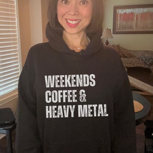 Heavy Metal Hoodie Heavy Metal Gift Heavy Metal Music Sweatshirt Gift for Metal Head Crew Neck Heavy Metal Hoodie Metal Head Sweatshirt