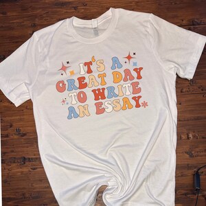 English Teacher Shirt Funny School Shirt Grammar Shirt for English Teacher T-shirt with Grammar Saying Commas Shirt Essay Shirt Funny Tshirt